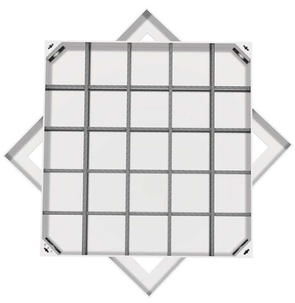 封开不锈钢方井展示